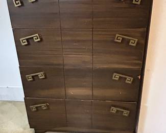 Vintage Mid-Century Campaign Style Chest