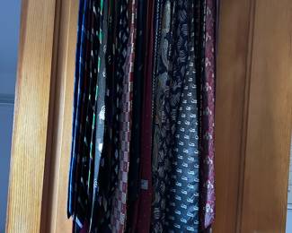Designer silk ties