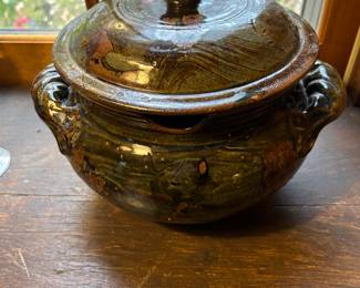 John Glick Pottery Midcentury Covered Tureen