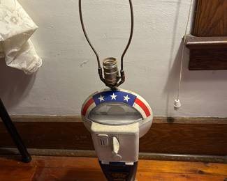 MID-CENTURY PARKING METER TABLE LAMP