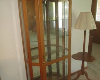 Curio display cabinet