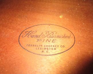 Franklin Shockey furniture 