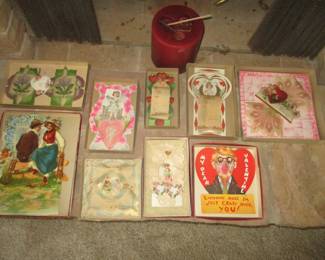 Vintage valentine cards