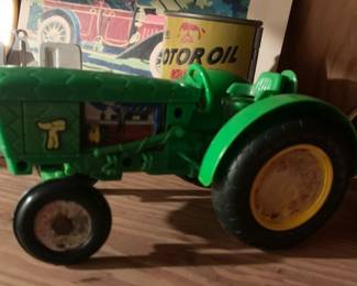 Vintage toy tractor