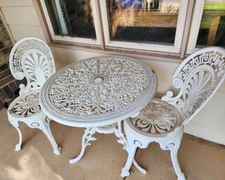 Antique Table andc2 chairs