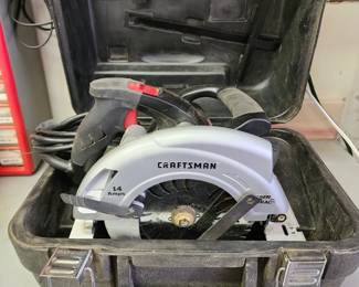 Craftsman saw with laser