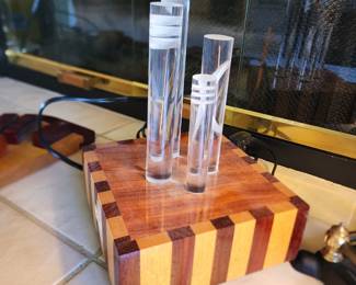 Handcrafted lights up