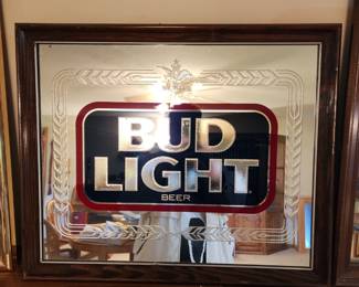 Bud light mirror