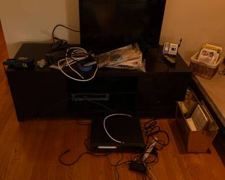 Electronics
Small Flatscreen TV
VCR 
DVD