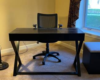 Wood Desk and Chair
