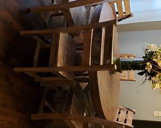 Nadeau original dining table with 6 chairs $1100