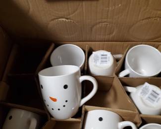 Snowman mugs