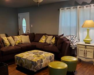 Sectional and ottoman $1500