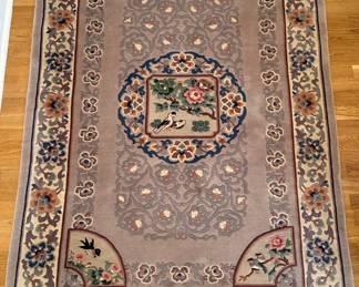 Chinese Hand Knotted Wool Rug
