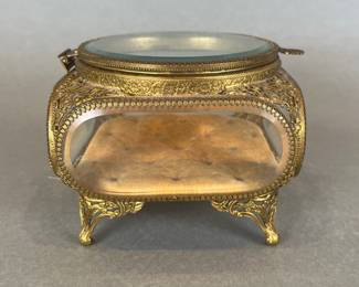 Filigree Jewelry Casket, Possibly Victorian
