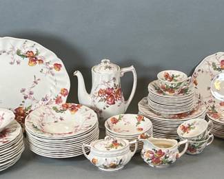 Royal Doulton "Sherbourne" 85 Piece Dinner Service, 1938-1961
