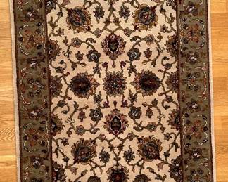 Hand Knotted, Tabriz Style Wool Rug
