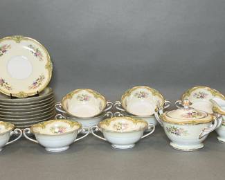 Vinatage Noritake "Grenolene" 22 Piece Partial Tea Service

