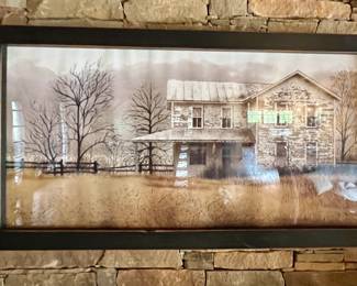 Framed art print "The Old Homeplace"