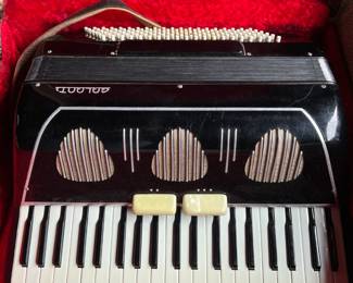 Galanti accordion with carrying case