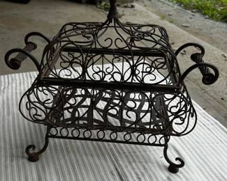 Large metal basket