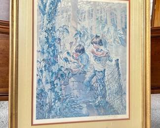 Framed art print numbered and signed by Michael Charles Taylor (#33/250)