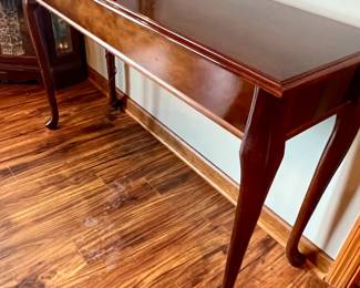Wood accent table
