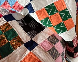 Hand stitched quilt