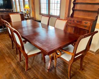 Dining table with 6 chairs