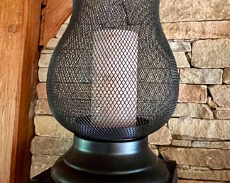 Large table top candle lantern