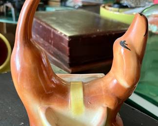 Vintage men's dachshund dresser valet