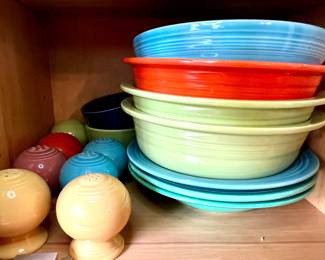 Fiesta bowls and salt & pepper shakers