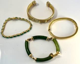 14K gold bracelets
