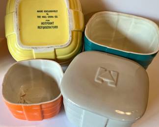 Vintage Hall Hotpoint ceramic storage containers