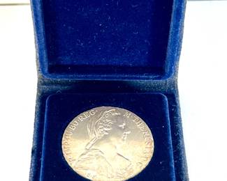 Maria Theresa Thaler 1780 Silver Coin Restrike Gem Proof (Austria)