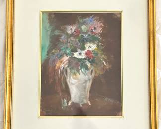 Henry Peter Heim (1969) Original Oil Painting Still Life Of Flowers, Signed
Lot #: 46