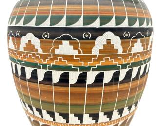 Large Acoma Native American Hand Made Vase, Purchased For $195 In 1991, With Receipt
Lot #: 29