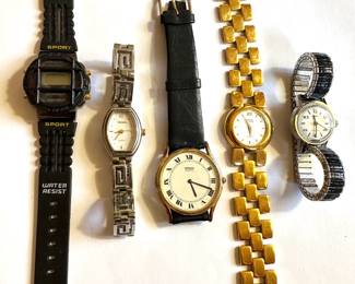 5 Vintage Watches By Capezio, Seiko, Anne Klein, Timex & Quemex
Lot #: 149