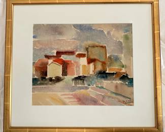 Gaylord Flory (American, 1950) Watercolor Painting, "Montrouge" Purchased For $750 In 2004
Lot #: 1