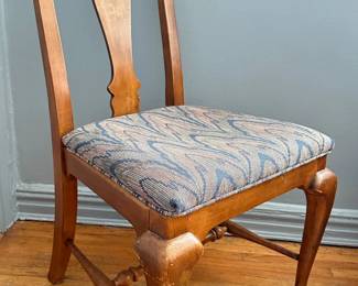 Vintage Ethan Allen Solid Wood Upholstered Side Chair
Lot #: 71
