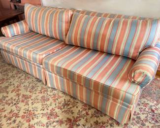 Vintage Dapha Striped Queen Size Sofa Bed
Lot #: 55