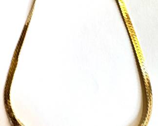 Vintage Givenchy Gold Tone Necklace With Crystal Stones
Lot #: 22