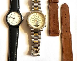 2 Watches By Casio & Seiko & Extra Leather Band
Lot #: 150