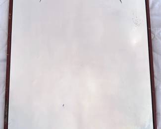 Vintage Mirror With Etched Flower By United Metal Box Company, Brooklyn
Lot #: 19