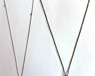 Italian Sterling Silver Charm Necklace With Stone & Marcasite Heart Pendant Necklace
Lot #: 83