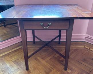 Vintage Ethan Allen Folding Solid Wood Side Table
Lot #: 28