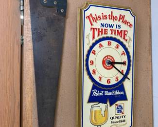 Pabst Blue Ribbon Wall Clock 