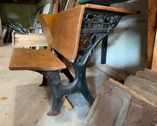 New Oxford School Desk - Antique.