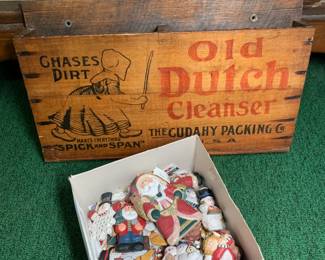 Assortment of Eddie Walker Christmas ornaments