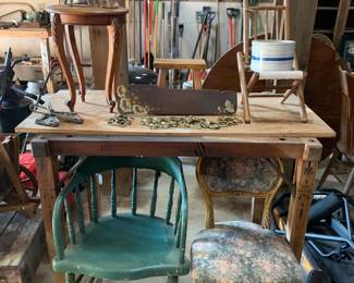 Antique Captains Chair, Antique French Chair